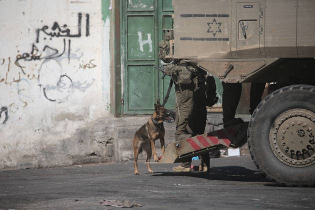 Israeli Forces Deploy During Military Operation Near al-Ain Refugee Camp Israeli armored personnel carriers and soldiers deploy during a military operation at the entrance to al-Ain refugee camp, west of the West Bank city of Nablus, on September 17, 2026. Israeli forces entered the camp and surrounding areas at dawn, raiding homes and restricting movement around the camp, according to Palestinian reports. Photo by Mohammed Nasser apaimages Nablus West Bank Palestinian Territory 170926_Nablus_MN_00(12) Copyright: xapaimagesxMohammedxNasserx xapaimagesx