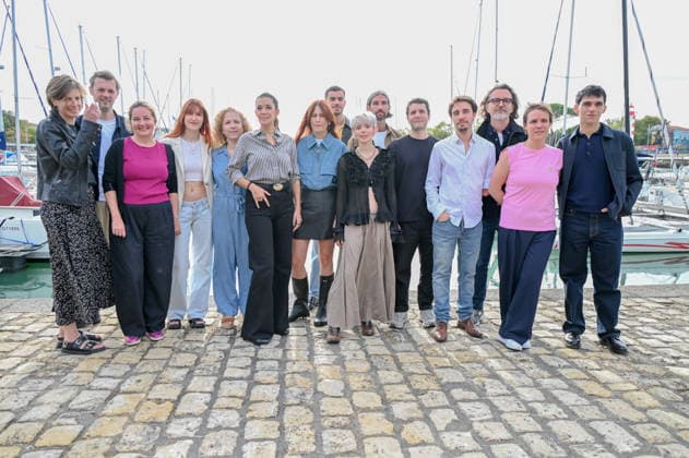 La Rochelle TV Fiction Festival 2026 Photocall September 17, 28th La Rochelle TV Fiction Festival 28th edition of the La Rochelle TV Fiction Festival Photocall for On aboie en silence Marvin Dubart, Théo Augier, Melanie Doutey, Louisiane Gouverneur 459739 September 17, 2026 France  Copyright: xBarbaraxNeymanx xStarfacex STAR_459739_024