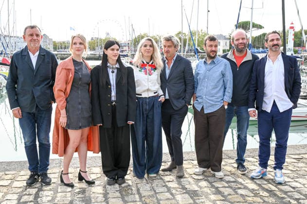 La Rochelle TV Fiction Festival 2026 Photocall September 17, 28th La Rochelle TV Fiction Festival 28th edition of the La Rochelle TV Fiction Festival Photocall for Faussaires Louis DO de Lencquesaing, Soko, Eva Husson, Baptiste Sornin 459739 September 17, 2026 France  Copyright: xBarbaraxNeymanx xStarfacex STAR_459739_055