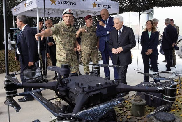 September 17, 2026, Monte Romano, Rome, Italy: Monte Romano - President Sergio Mattarella at the Italian Army s AEGIS 26 exercise at the Monte Romano firing range today, September 17, 2026. Monte Romano Italy  - ZUMAa289 20260917_zia_a289_013 Copyright: xGiandottixUffxStampax xAgfx