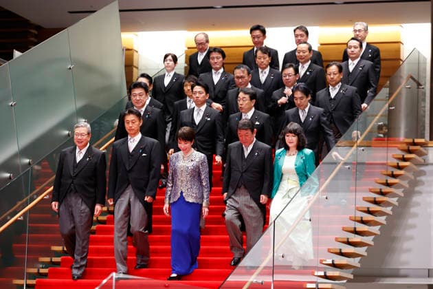 September 17, 2026, Tokyo, Japan: Japan s Prime Minister Sanae Takaichi (front C) and her new cabinet ministers at prime minister s official residence in Tokyo. Tokyo Japan - ZUMAm191 20260917_aap_m191_001 Copyright: xRodrigoxReyesxMarinx