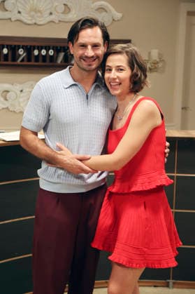 Jaime Krsto Ferkic and Pippa Fee Rupperti at a photo shoot on the set of the ARD TV series *Sturm der Liebe* in Studio 4 5 at Bavaria Film Grünwald, September 16, 2026 Foto:xAgenturxWehnertx xGränzdörferx xFuturexImagex sturm_6908