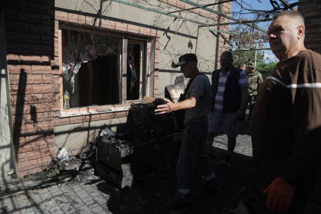 Russian attacks on Odesa cause destruction ODESA, UKRAINE - SEPTEMBER 17: A view of destruction following a Russian strike in Odesa, Ukraine, September 17, 2026. The attack caused severe structural damage to upper-level units, leaving debris and shattered walls throughout the complex. Arthur Shvits Anadolu Odesa Ukraine. Editorial use only. Please get in touch for any other usage.  Copyright: x2026xAnadoluxArthurxShvitsx