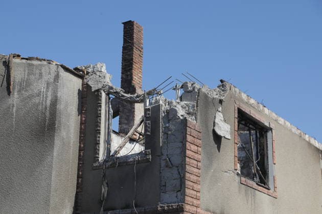 Russian attacks on Odesa cause destruction ODESA, UKRAINE - SEPTEMBER 17: A view of destruction following a Russian strike in Odesa, Ukraine, September 17, 2026. The attack caused severe structural damage to upper-level units, leaving debris and shattered walls throughout the complex. Arthur Shvits Anadolu Odesa Ukraine. Editorial use only. Please get in touch for any other usage.  Copyright: x2026xAnadoluxArthurxShvitsx