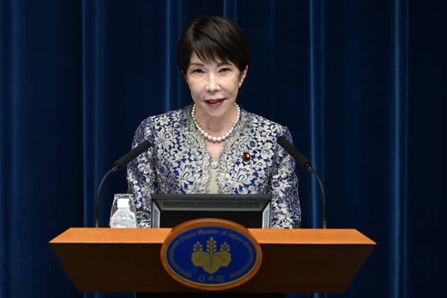 September 17, 2026, Tokyo, Japan: Japanese Prime Minister Sanae Takaichi holds a press conference after a cabinet reshuffle at the prime minister s office in Tokyo on September 17, 2026. - The cabinet reshuffle aimed at solidifying the ruling coalition and advancing a food tax cut despite concerns over how it will be financed. Tokyo Japan  - ZUMAz114 20260917_zih_z114_002 Copyright: xPOOLx