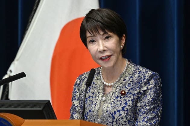 September 17, 2026, Tokyo, Japan: Japanese Prime Minister Sanae Takaichi holds a press conference after a cabinet reshuffle at the prime minister s office in Tokyo on September 17, 2026. - The cabinet reshuffle aimed at solidifying the ruling coalition and advancing a food tax cut despite concerns over how it will be financed. Tokyo Japan - ZUMAz114 20260917_zih_z114_011 Copyright: xPOOLx