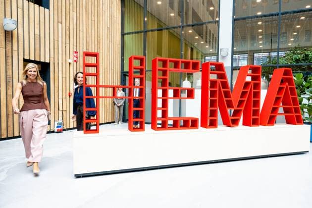 Amsterdam, The Netherlands, 2026-09-17 12:55:41 AMSTERDAM, 17-09-2026, HEMA Queen Maxima pays a working visit to HEMA in Amsterdam. HEMA, the Hollandsche Eenheidsprijzen Maatschappij Amsterdam, celebrates its 100th anniversary this year. PHOTO: NLBeeld Patrick van Emst Credit: NL Beeld Patrick van Emst  Copyright: xx x