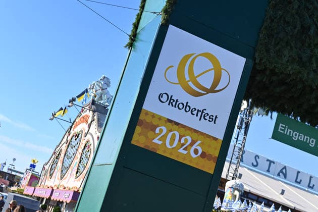 Main Entrance, Entrance to the Oktoberfest Press Tour ahead of the 191st Oktoberfest in 2026 on September 17, 2026