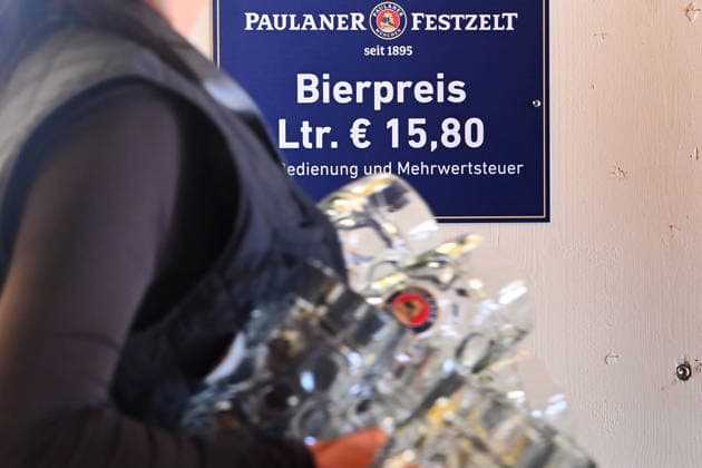 Beer price: 15.80 euros per mass and per liter; press tour ahead of the 191st Oktoberfest in 2026 on September 17, 2026