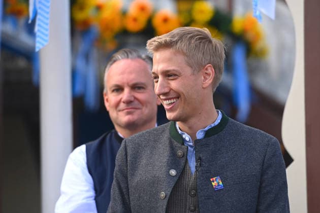 Mayor Dominik KRAUSE, along with Oktoberfest Director Christian SCHARPF, portrait, press tour ahead of the 191st Oktoberfest in 2026 on September 17, 2026