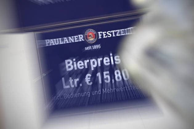Beer price: 15.80 euros per mass and per liter Press tour ahead of the 191st Oktoberfest 2026 on September 17, 2026