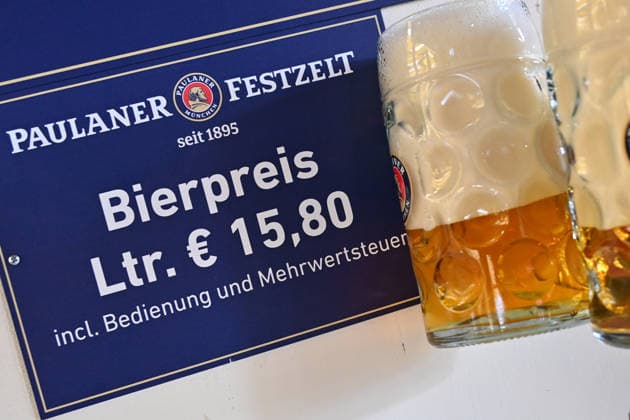Beer price: 15.80 euros per mass and per liter Press tour ahead of the 191st Oktoberfest 2026 on September 17, 2026