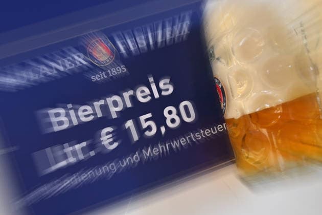 Beer price: 15.80 euros per mass and per liter Press tour ahead of the 191st Oktoberfest 2026 on September 17, 2026
