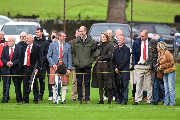 The Prince and Princess of Wales (known as Duke and Duchess of Rothesay when in Scotland) arrive for a visit to the Bute Shinty Club, in Rothesay, where shinty - one of Scotland s oldest traditional sports - has been played for generations, on their first official visit to the Isle of Bute, to highlight the power of community, connection and volunteering Featuring: William, Prince of Wales, Catherine, Princess of Wales Where: Rothesay, United Kingdom When: 17 Sep 2026 Credit: Cover Images **NOT AVAILABLE FOR HELLO MAGAZINE** EDITORIAL USE ONLY. NOT FOR USE BY NEWSPAPERS BASED IN THE UK. Copyright: xx coverimg56029278