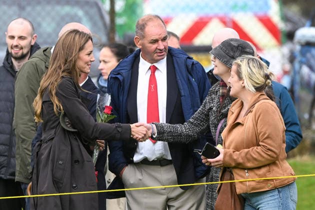 The Prince and Princess of Wales (known as Duke and Duchess of Rothesay when in Scotland) arrive for a visit to the Bute Shinty Club, in Rothesay, where shinty - one of Scotland s oldest traditional sports - has been played for generations, on their first official visit to the Isle of Bute, to highlight the power of community, connection and volunteering Featuring: Catherine, Princess of Wales Where: Rothesay, United Kingdom When: 17 Sep 2026 Credit: Cover Images **NOT AVAILABLE FOR HELLO MAGAZINE** EDITORIAL USE ONLY. NOT FOR USE BY NEWSPAPERS BASED IN THE UK. Copyright: xx coverimg56029316