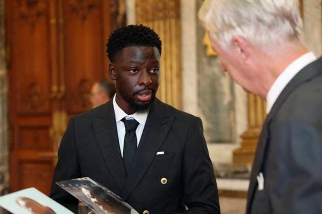 King Philippe of Belgium receives BeHeroes BRUSSELS, BELGIUM - SEPTEMBER 17 : King Philippe of Belgium receives Youssouf Kamate from the BeHeroes initiative at the Royal Palace pictured on September 17, 2026 in Brussels, Belgium, 17 09 2026 Brussels Belgium  Copyright: xXpix