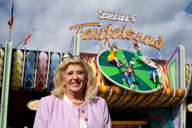 Elisabeth Polaczy, Owner of the Teufelsrad Ride; Official Press Tour at the Oktoberfest (Wiesn), Munich, September 17, 2026