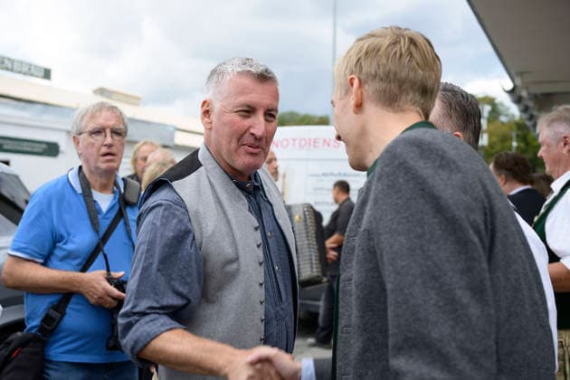 Christian Luff Poschner and Dominik Krause, Mayors of Munich; Official press tour at the Oktoberfest (Wiesn), Munich, September 17, 2026