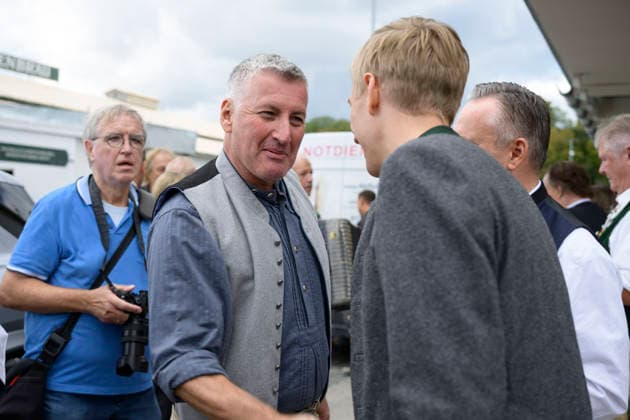 Christian Luff Poschner and Dominik Krause, Mayors of Munich; Official press tour at the Oktoberfest (Wiesn), Munich, September 17, 2026