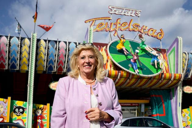 Elisabeth Polaczy, Owner of the Teufelsrad Ride, Official Press Tour at the Oktoberfest (Wiesn), Munich, September 17, 2026
