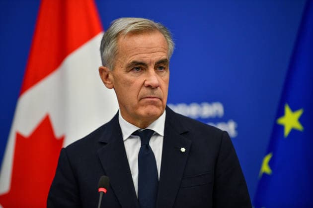 Canadian delegation at European Parliament in Strasbourg STRASBOURG, FRANCE - SEPTEMBER 17: Canadian Prime Minister Mark Carney attends a joint press conference with European Parliament President Roberta Metsola at the European Parliament in Strasbourg, France on September 17, 2026. The press conference follows Carney’s formal address to the European Parliament. Ahmet Selcuk Cumhurlu Anadolu Strasbourg France. Editorial use only. Please get in touch for any other usage.  Copyright: x2026xAnadoluxAhmetxSelcukxCumhurlux