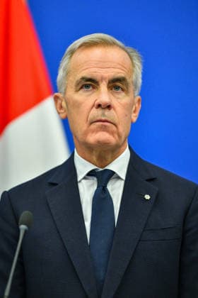 Canadian delegation at European Parliament in Strasbourg STRASBOURG, FRANCE - SEPTEMBER 17: Canadian Prime Minister Mark Carney attends a joint press conference with European Parliament President Roberta Metsola at the European Parliament in Strasbourg, France on September 17, 2026. The press conference follows Carney’s formal address to the European Parliament. Ahmet Selcuk Cumhurlu Anadolu Strasbourg France. Editorial use only. Please get in touch for any other usage.  Copyright: x2026xAnadoluxAhmetxSelcukxCumhurlux