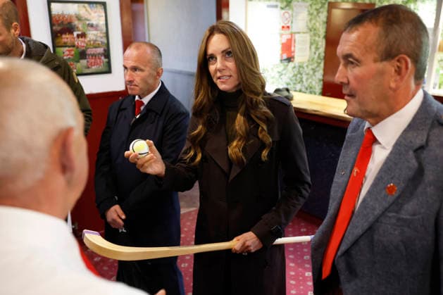 . 17 09 2026. Isle of Bute, United Kingdom. Prince William and Kate Middleton, the Prince and Princess of Wales, during a visit to the Bute Shinty Club in Rothesay, on the Isle of Bute, in Scotland, United Kingdom.  xPoolx xi-Imagesx IIM-27012-0009