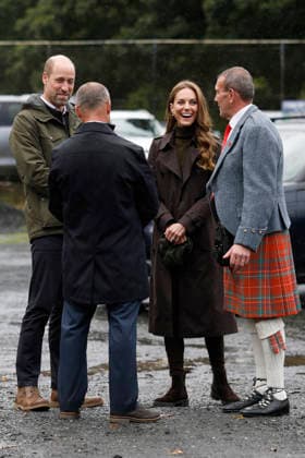 . 17 09 2026. Isle of Bute, United Kingdom. Prince William and Kate Middleton, the Prince and Princess of Wales, during a visit to the Bute Shinty Club in Rothesay, on the Isle of Bute, in Scotland, United Kingdom.  xPoolx xi-Imagesx IIM-27012-0015
