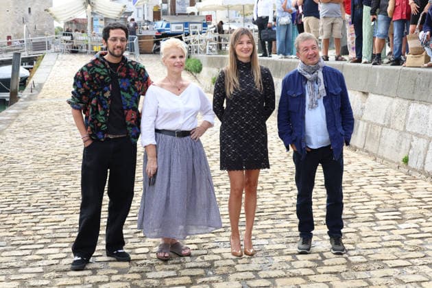 Festival de la Fiction TV de La Rochelle - jour 3 Omar Mebrouk, Catherine Hosmalin, Alice Pol et FrÃ dÃ ric Bouraly Festival de la Fiction TV de La Rochelle, le 17 septembre 2026.  Copyright: xFabricexChasseryx