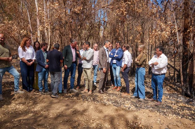 Pedro Sánchez Meets in Niebla with the Mayors of the Municipalities Affected by the Fire. Prime Minister Pedro Sánchez 5d visits the area devastated by this summer’s fire. September 17, 20226, in Niebla, Huelva, Andalusia, Spain. On Thursday, Spanish Prime Minister Pedro Sánchez called for action to address the causes of the Niebla fire—the largest wildfire in the country’s history—which, in his view, starkly revealed the consequences of a climate emergency, and for this reason, he has called for building, through public-private partnership, a stronger and more prosperous country. SEPTEMBER 17, 2026 Francisco J Niebla, Huelva, Andalusia, Spain Niebla, Huelva, Andalusia, Spain Spain  Copyright: xFranciscoxJ.xOlmox 7781607
