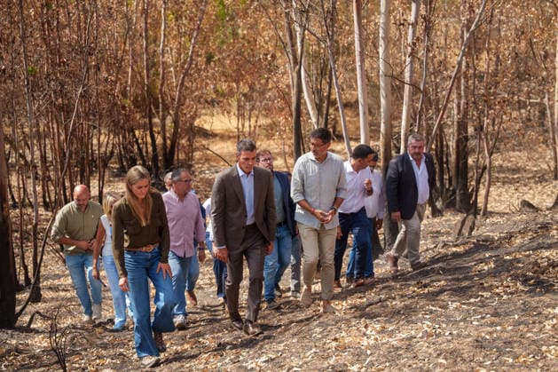 Pedro Sánchez Meets in Niebla with the Mayors of the Municipalities Affected by the Fire Prime Minister Pedro Sánchez 2i visits the area devastated by this summer’s fire On September 17, 20226, in Niebla, Huelva, Andalusia, Spain. On Thursday, Spanish Prime Minister Pedro Sánchez called for action to address the causes of the Niebla wildfire—the largest wildfire in the country’s history—which, in his view, starkly revealed the consequences of a climate emergency, and for this reason, he has called for the creation, through public-private collaboration, of a stronger and more prosperous country. SEPTEMBER 17, 2026 Francisco J Niebla, Huelva, Andalusia, Spain Niebla, Huelva, Andalusia, Spain Spain  Copyright: xFranciscoxJ.xOlmox 7781600