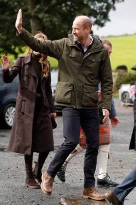 The Prince and Princess of Wales visit Bute Shinty Club The Prince and Princess of Wales visit Bute Shinty Club, Rothesay, Bute, UK, on the 17th September 2026. Picture by Jeff J Mitchell WPA-Pool Rothesay Bute Shinty Club Bute UK  WHA-0831