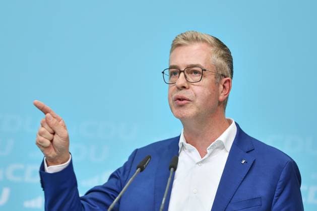 Berlin, Germany, September 17, 2026 Konrad Adenauer House CDU’s Final Push in the Election Campaign CDU’s Top Candidate for Berlin, Stefan Evers Copyright: xdtsxNachrichtenagenturx dts_135187