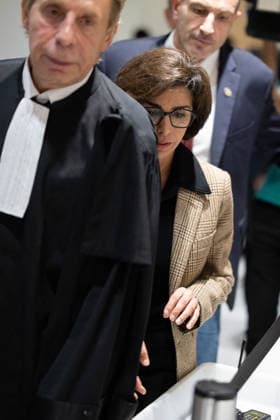 Rachida Dati trial on corruption charges - Paris Former French culture minister Rachida Dati during a break prior her hearing at the Paris courthouse for her trial on corruption charges, along with Former Renault-Nissan executive Carlos Ghosn, in Paris on September 17, 2026. Photo by Raphael Lafargue ABACAPRESS.COM Paris France  Copyright: xLafarguexRaphael ABACAx