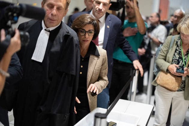 Rachida Dati trial on corruption charges - Paris Former French culture minister Rachida Dati during a break prior her hearing at the Paris courthouse for her trial on corruption charges, along with Former Renault-Nissan executive Carlos Ghosn, in Paris on September 17, 2026. Photo by Raphael Lafargue ABACAPRESS.COM Paris France  Copyright: xLafarguexRaphael ABACAx