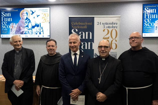 Vatican Italy,Rome,Vatican 2026 09 17 Press conference to present the celebrations and the program for the feast of St. Francis of Assisi, Patron Saint of Italy (scheduled for October 3 and 4, 2026) .Copyright Alessia Giuliani Catholicpressphoto EDITORIAL USE ONLY - NO BOOKS Copyright: xALESSIAxGIULIANIx xCatholicxPressxPhotox