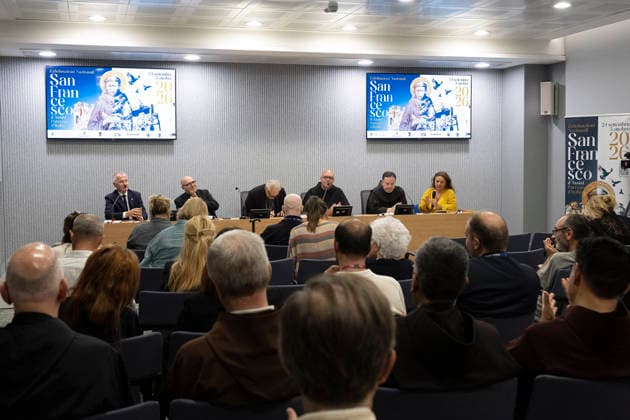 Vatican Italy,Rome,Vatican 2026 09 17 Press conference to present the celebrations and the program for the feast of St. Francis of Assisi, Patron Saint of Italy (scheduled for October 3 and 4, 2026) .Copyright Alessia Giuliani Catholicpressphoto EDITORIAL USE ONLY - NO BOOKS Copyright: xALESSIAxGIULIANIx xCatholicxPressxPhotox