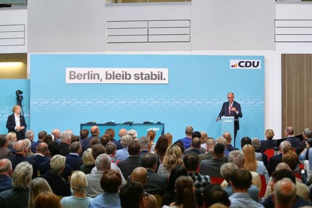 Berlin, Germany, September 17, 2026 Konrad Adenauer House CDU Election Campaign Final Push Federal Chancellor Friedrich Merz CDU Copyright: xdtsxNachrichtenagenturx dts_135231