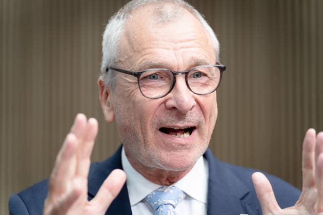 Final stretch of the election campaign, CDU, Konrad Adenauer House Berlin, Final stretch of the election campaign, CDU, Konrad Adenauer House, Volker Beck, President, German-Israeli Society Berlin, Berlin, GER