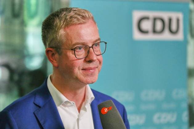 Berlin, Germany, September 17, 2026; Konrad Adenauer House; CDU’s Final Push in the Election Campaign; CDU’s Top Candidate for Berlin, Stefan Evers Copyright: xdtsxNachrichtenagenturx dts_135272