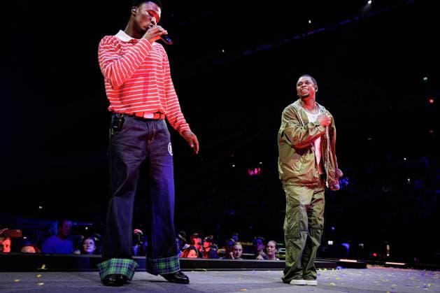 AMSTERDAM - Claude and Typhoon during The Streamers performance at the Ziggo Dome on the occasion of their 5th anniversary. RAMON VAN FLYMEN ANP netherlands out - belgium out  Copyright: xx x569023645x originalFilename: 569023645.jpg