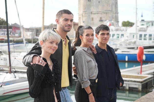 Celebrites : 17 SEPTEMBRE Festival Fiction de la Rochelle LA ROCHELLE, FRANCE 17 September2026 LOUISIANE GOUVERNEUR,MARVIN DUBART, MELANIE DOUTEY and THEO AUGIER ON ABOIE EN SILENCE Attendees photocall at the port of La Rochelle on September 17, 2026, in La Rochelle, France. Photo: Laurent Lairys. la rochelleFrance  Copyright: xLaurentxLairysx