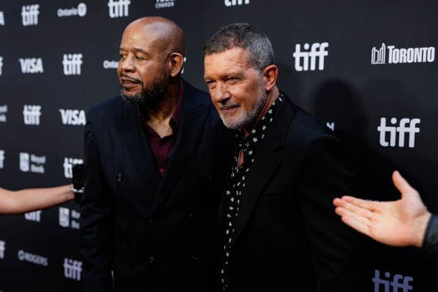 September 17, 2026, Toronto, On, CAN: Antonio Banderas and Forest Whitaker arrive on the red carpet to promote the film Up Against It at the Toronto International Film Festival, in Toronto, on Thursday, Sept.17, 2026. Toronto CAN  - ZUMAc35_ 20260917_zaf_c35_118 Copyright: xChrisxYoungx