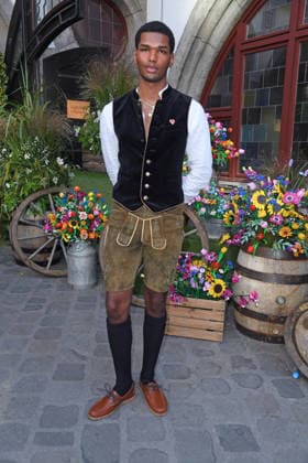 Jermaine Kokou Kothe, winner of GNTM 2024, at HEIDIFEST 2026 at the Hofbräuhaus in Munich on September 17, 2026
