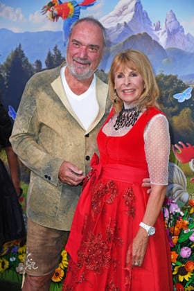 Ireen Sheer with her husband Klaus Jürgen Kahl at the HEIDIFEST 2026 at the Hofbräuhaus in Munich on September 17, 2026
