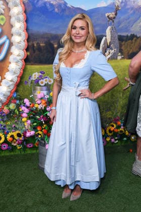 Pamela Reif at HEIDIFEST 2026 at the Hofbräuhaus in Munich on September 17, 2026