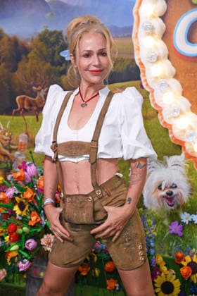 Michelle at the HEIDIFEST 2026 at the Hofbräuhaus in Munich on September 17, 2026