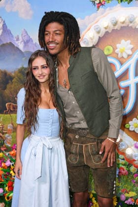 Leni Klum with her brother Henry Günther Samuel at the HEIDIFEST 2026 at the Hofbräuhaus in Munich on September 17, 2026