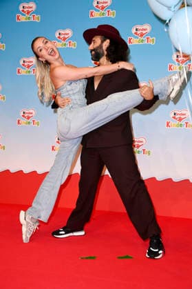 Anna Carina Woitschack and Massimo Sinato at kinderTag 2026 at the Atelier Gardens in Berlin, September 17, 2026 Foto:xN.xKubelkax xFuturexImagex kindertag_6958