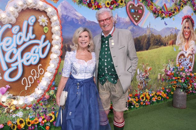 Marianne and Michael upon their arrival at the RTL TV show HeidiFest by Heidi Klum at the Hofbräuhaus in Munich, September 17, 2026 Foto:xK.xKriegerx xFuturexImagex heidifest_6736